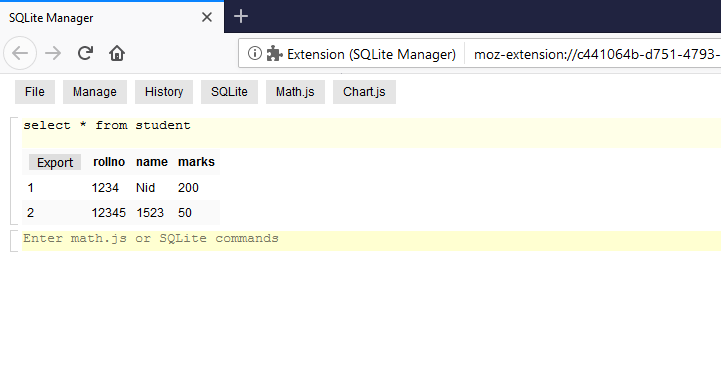 How to see the data stored in sqlite database in android studio