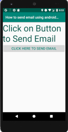 How to Send Email using android code